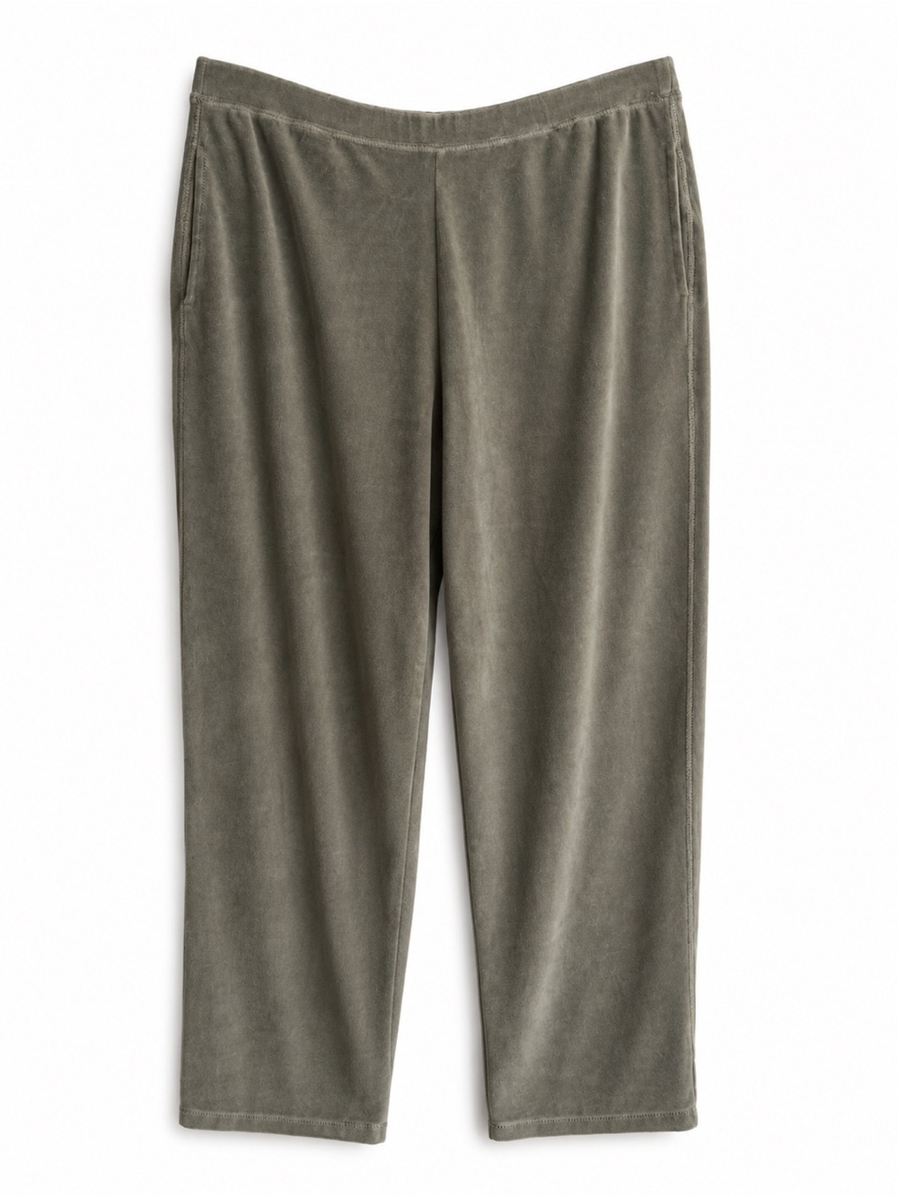 Northern Reflections Women’s Velour Joggers - Olive Green Size L